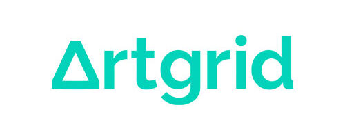 Artgrid teal logo